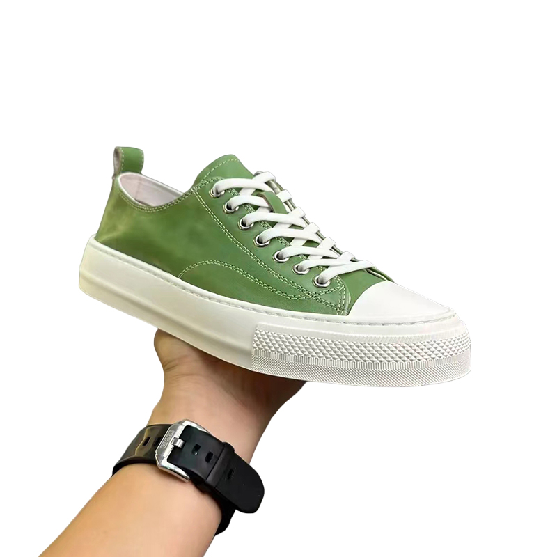 Handmade Retro Low-top Leather Sneakers DANRRIO.COM DANRRIO