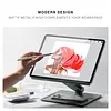 Height-adjustable ergonomic computer stand