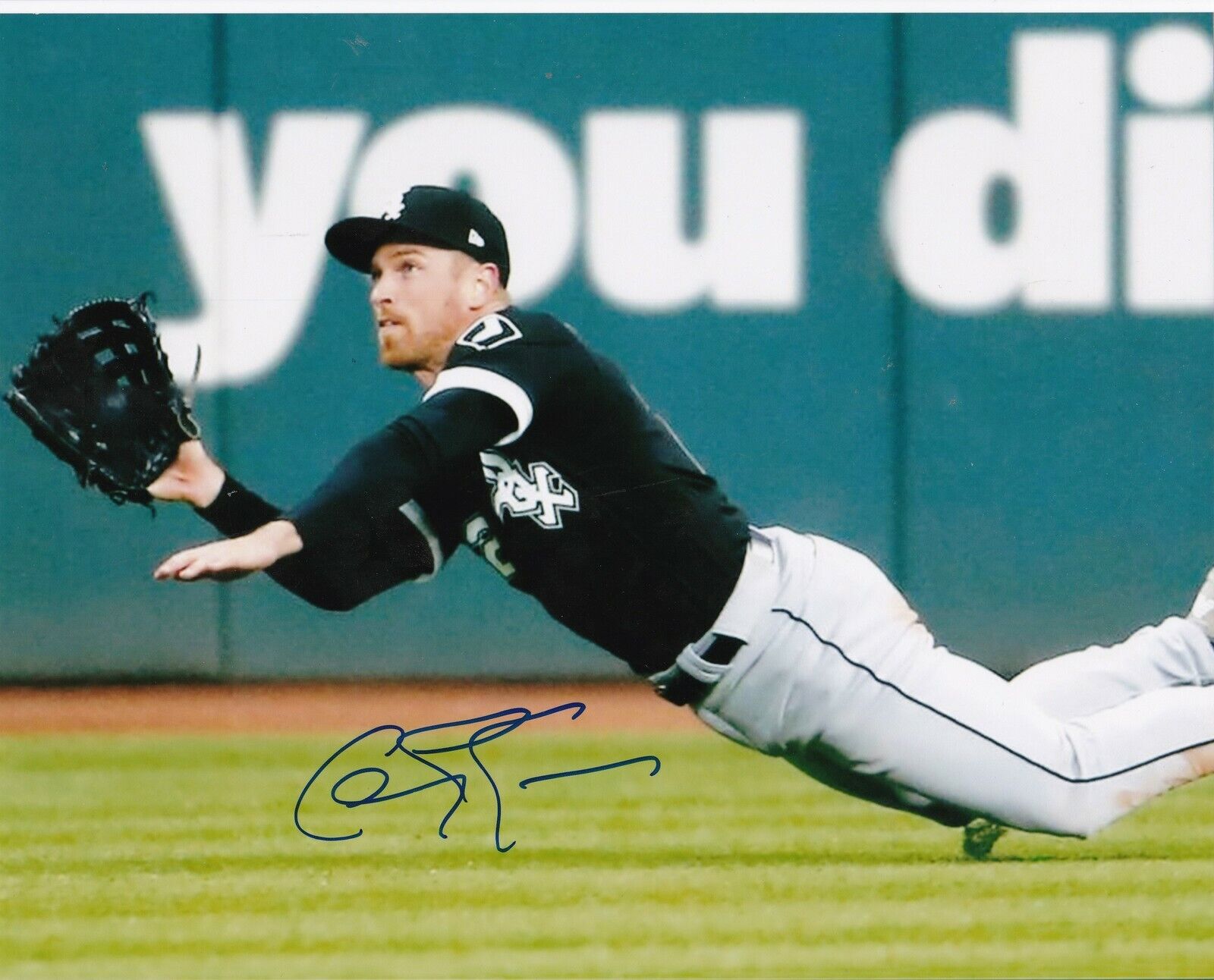 CHARLIE TILSON CHICAGO WHITE SOX ACTION SIGNED 8x10