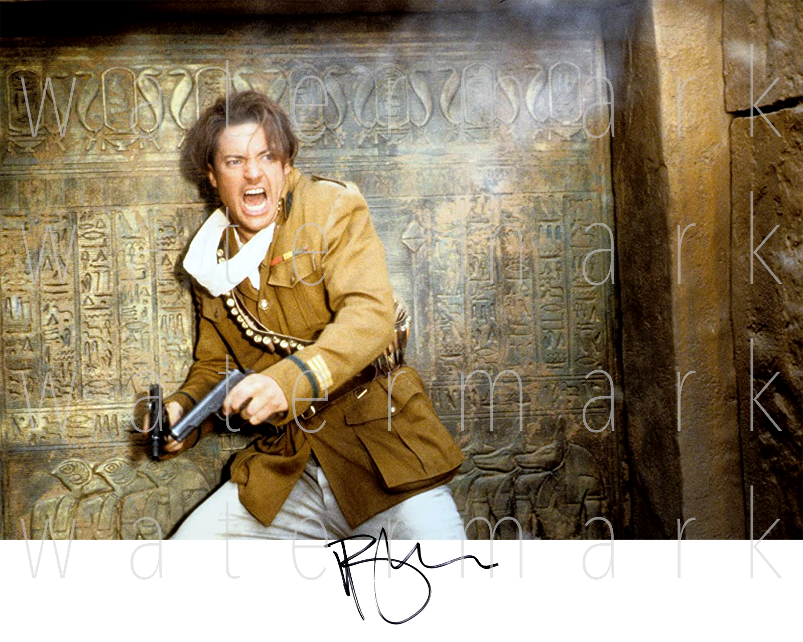 The Mummy Brendan Fraser signed 8X10 inch Photo Poster painting picture poster autograph RP