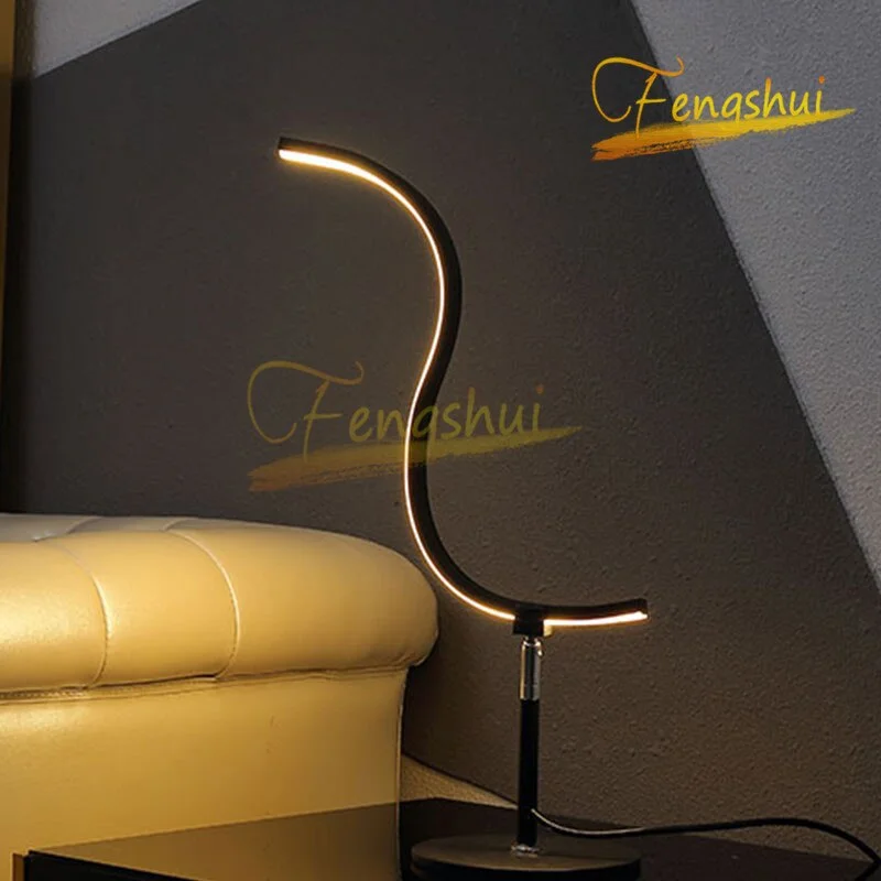 Modern Simple LED Table Lamp Nordic Special-shaped Table Light Lighting Bedroom Bedside Desk Light Indoor Lighting Desk Lamp