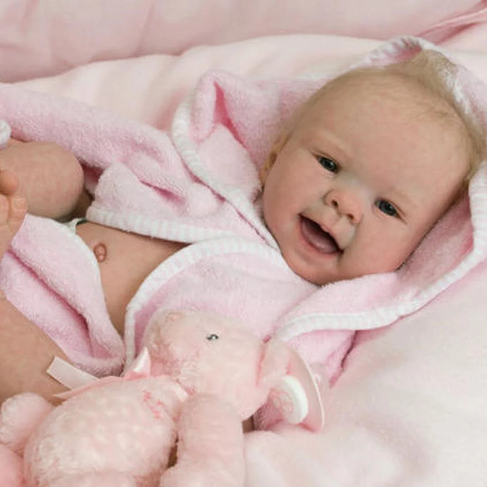 17"Lifelike Cute Ann Sleep Reborn Baby Dolls Nala Reborn Vinyl Doll