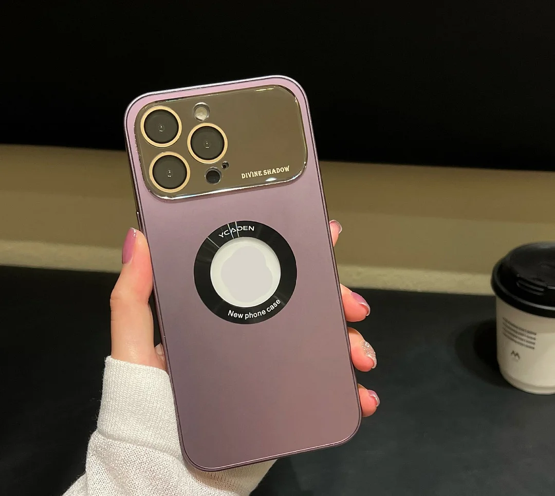 Large window magnetic anti-drop case for iPhone