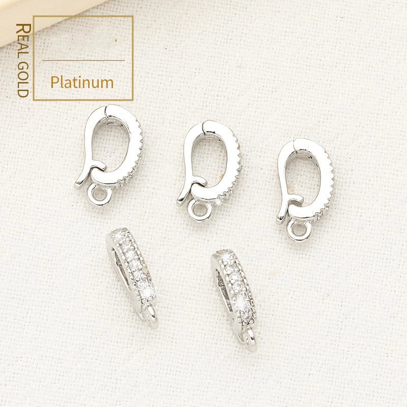 10 PCS/Package Copper Solid Color Pendant