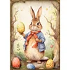 Easter Rabbit - 11CT Stamped Cross Stitch 40*60cm(Poster Cross Stitch)(Big Size)