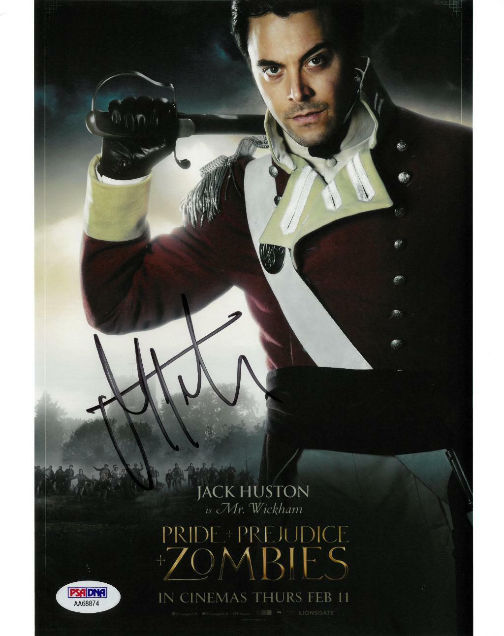 Jack Huston Signed Pride+Prejudict+Zombies Auto 8x10 Photo Poster painting PSA/DNA #AA68874