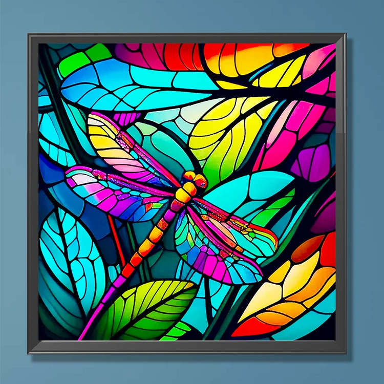 Dragonfly - Full Square - Diamond Painting(50*40cm)