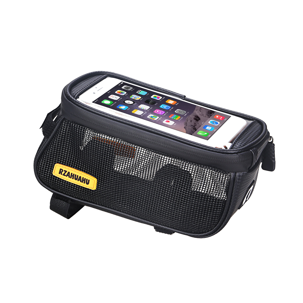 

7in Bike Front Frame Bag Waterproof Touch Screen Cycling Top Front Tube Bag, 501 Original