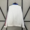 2024 France Reversible Windbreaker White Blue Football Jersey 1:1 Thai Quality