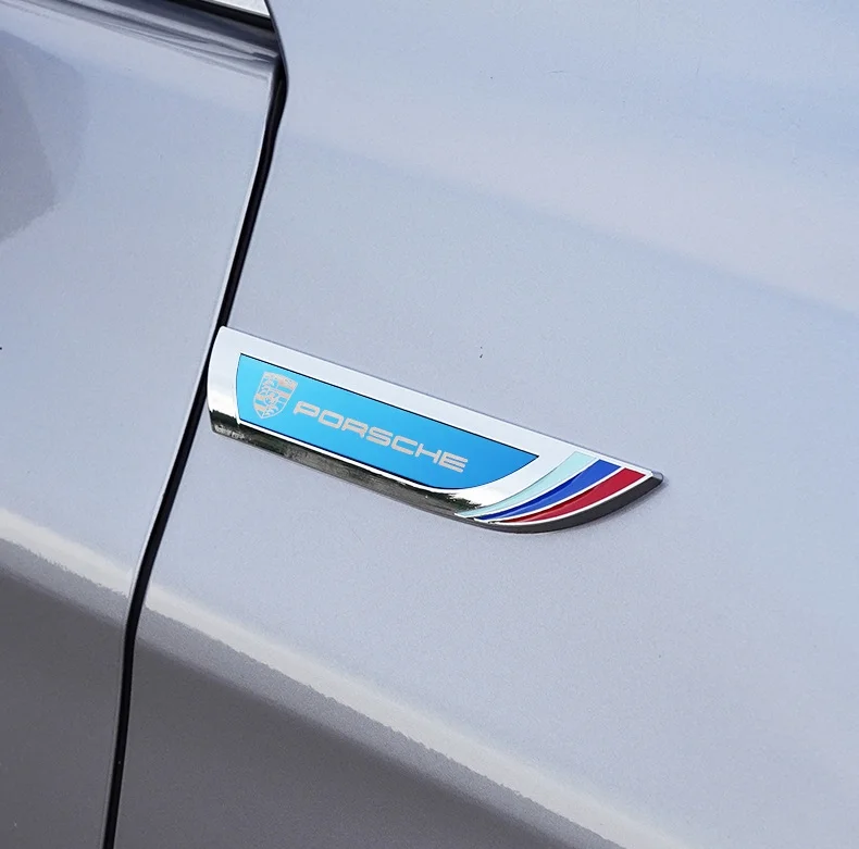 🔥Hot sale🔥3D Blade Leaf Plate Side Label Body Fender Decoration(2PCS)