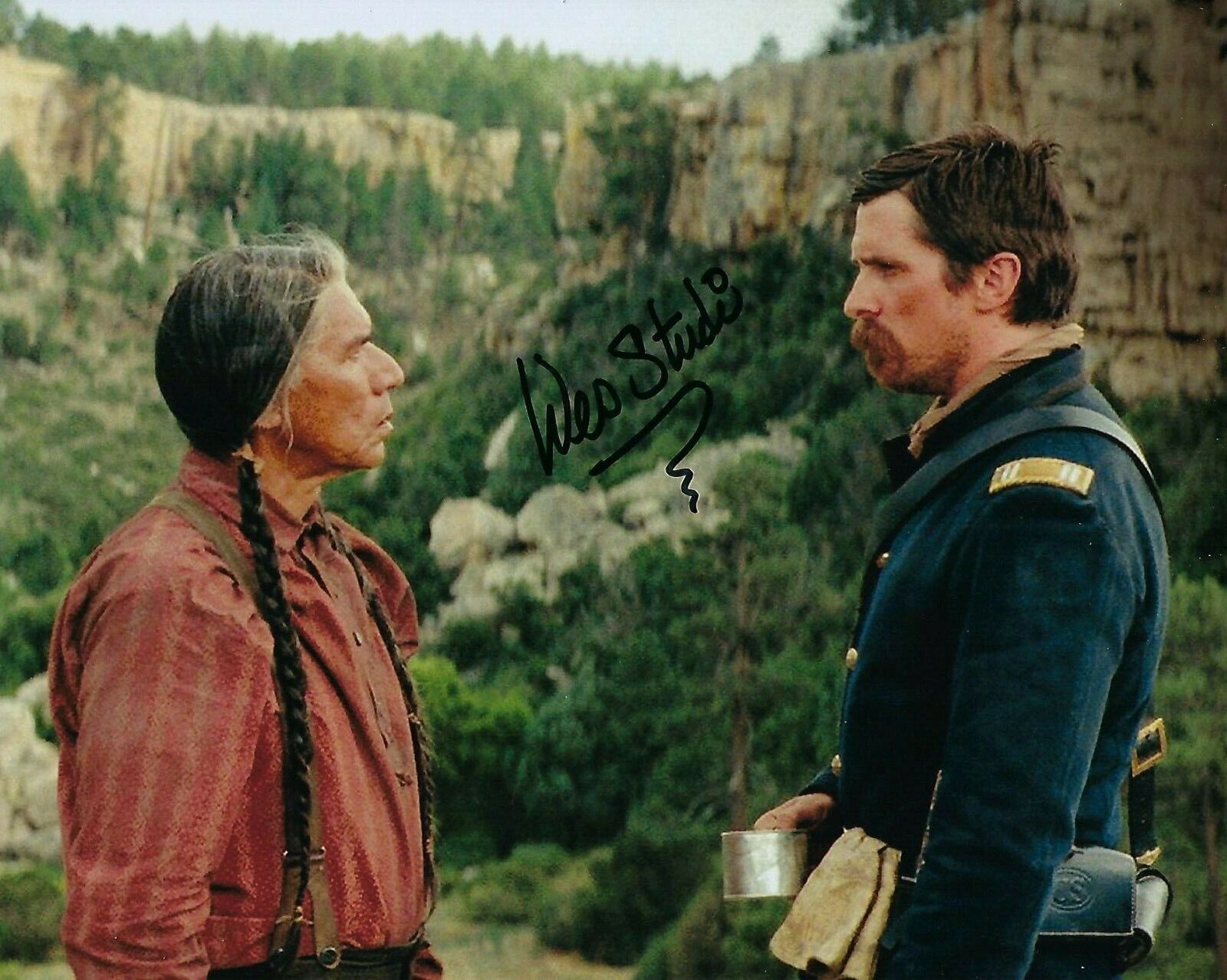 GFA Hostiles Movie Star * WES STUDI * Signed Autographed 8x10 Photo Poster painting W4 COA