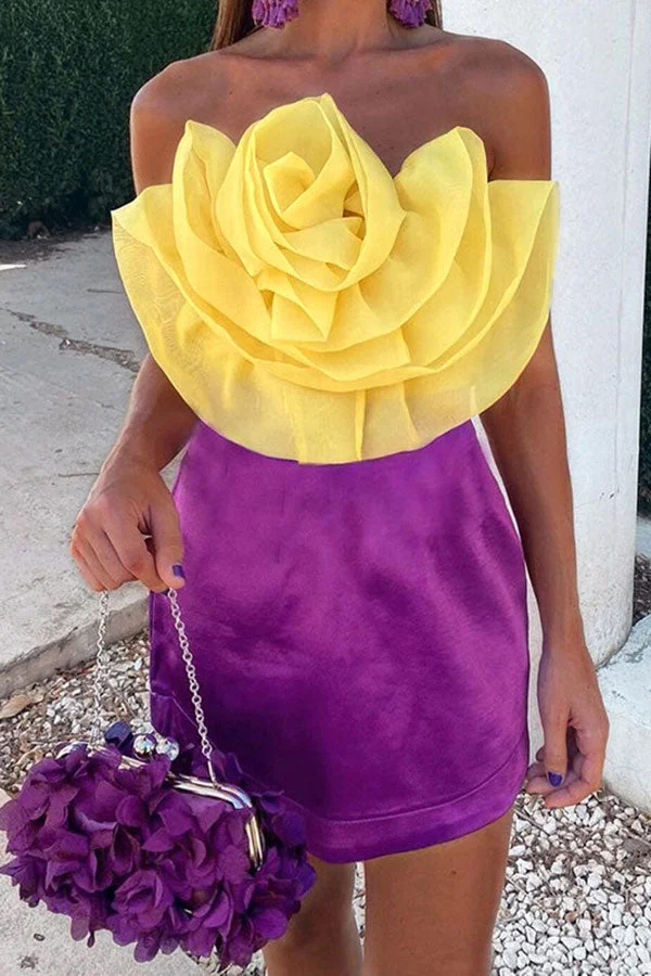 3D Flower Design Pretty Camisole