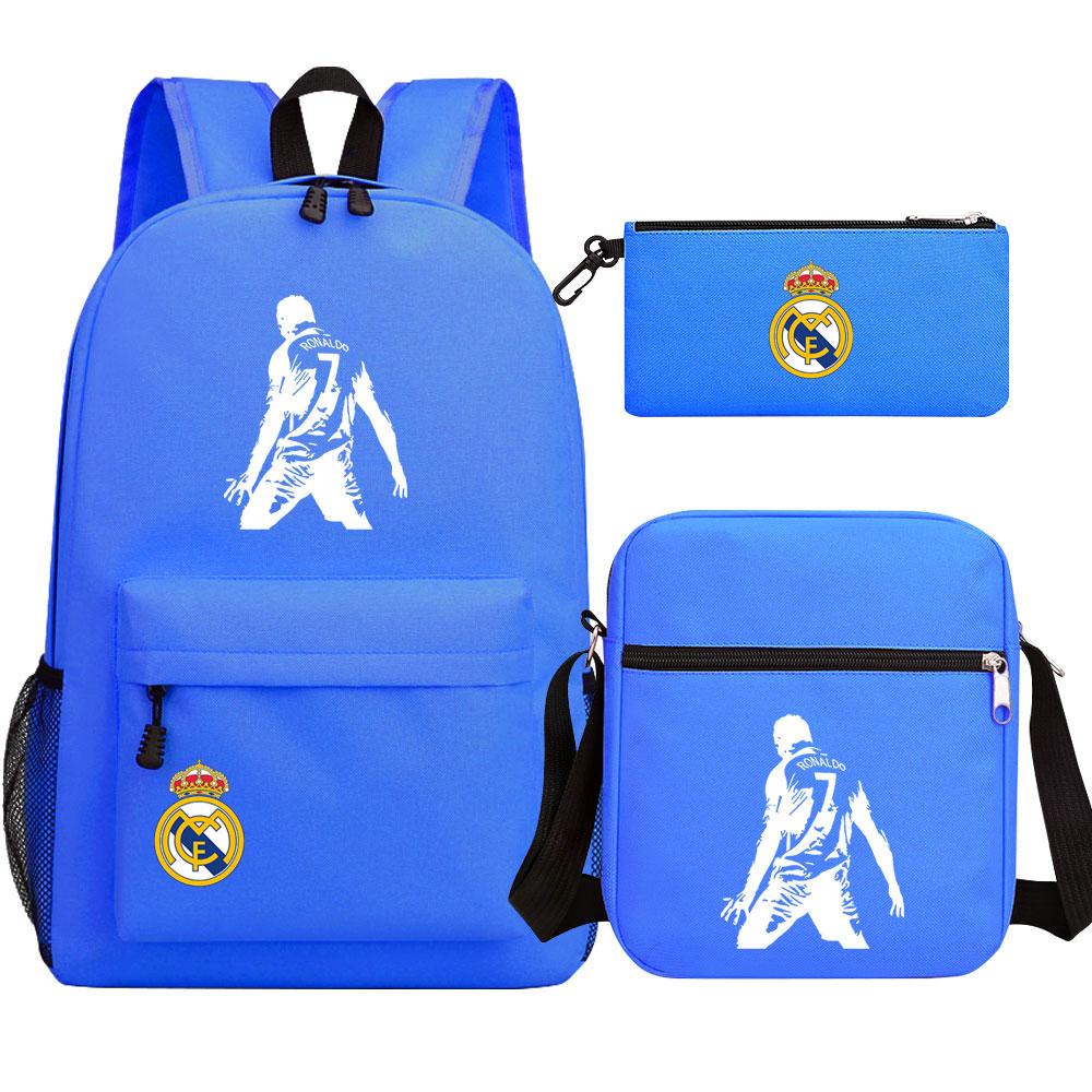 Mayoulove Cristiano Ronaldo Backpack Durable Design Ideal for School and Outdoor Activities-Mayoulove