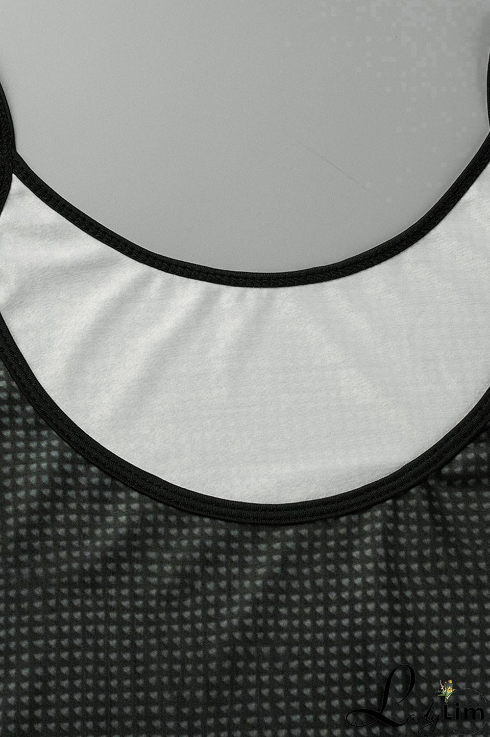 White Red Fashion Sexy Print Backless V Neck Sling Dress