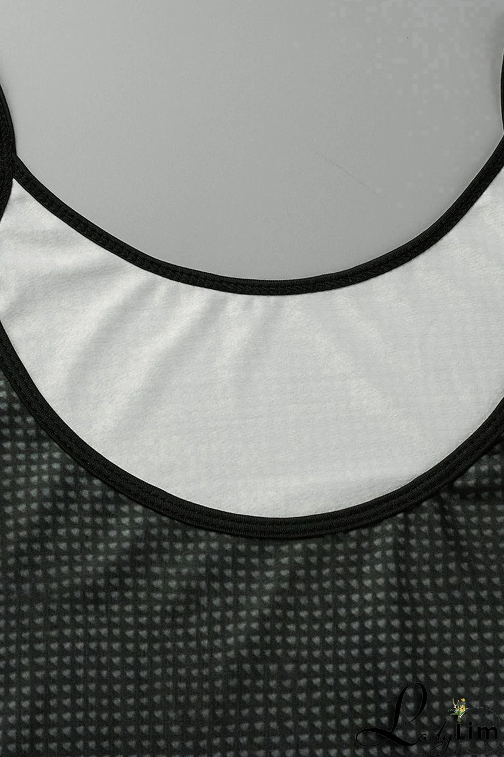 White Red Fashion Sexy Print Backless V Neck Sling Dress