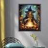 Halloween Witch - 11CT Stamped Cross Stitch - 40*50cm - Halloween