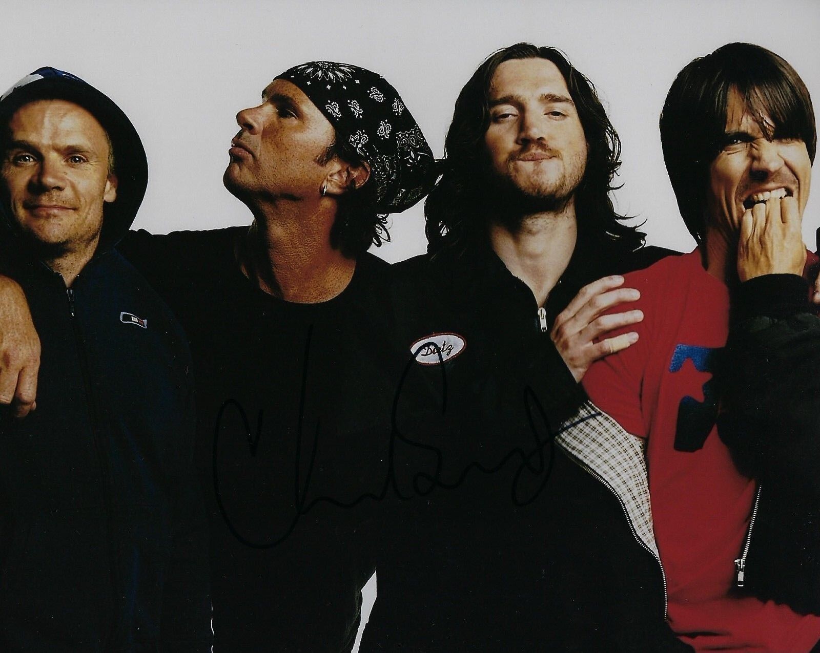 GFA Red Hot Chili Peppers Drummer * CHAD SMITH * Signed 8x10 Photo Poster painting PROOF LA3 COA