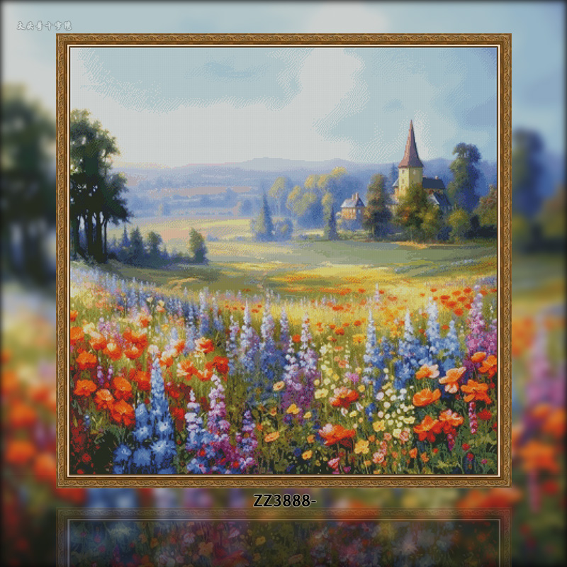 [ZZ3888-Field Fragrance] Painting Fairy Cross Stitch