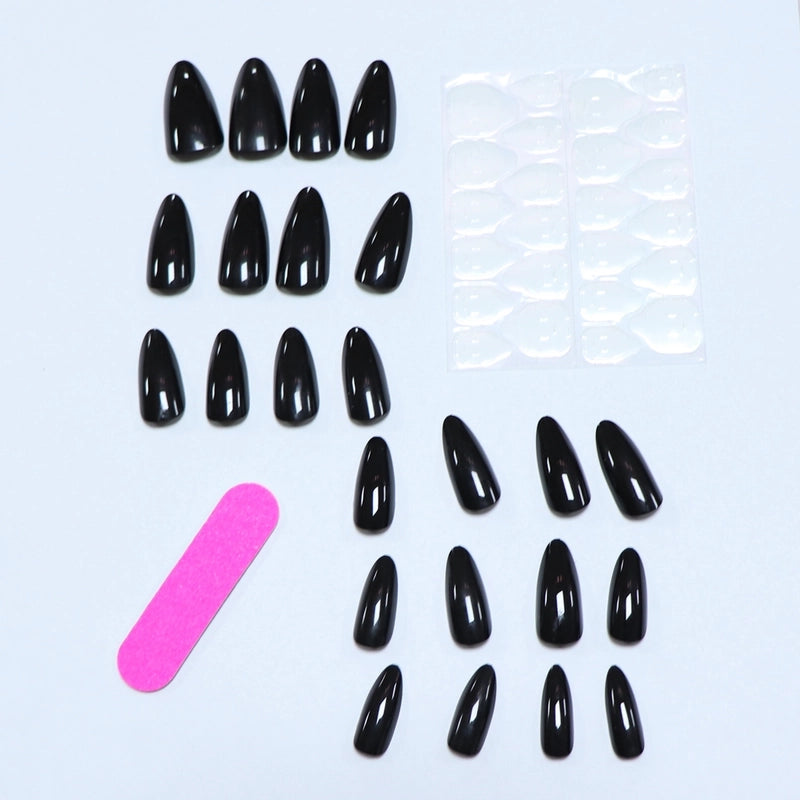 Valentine’S Day Cute Minimalist Classic Style Solid Color Arylic Plastic Press-on Nails 1 Piece
