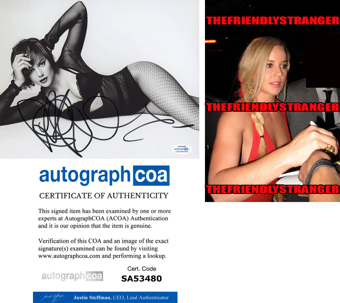 ABBIE CORNISH signed Autographed 8X10 Photo Poster painting i PROOF - SEXY Hot ACOA COA