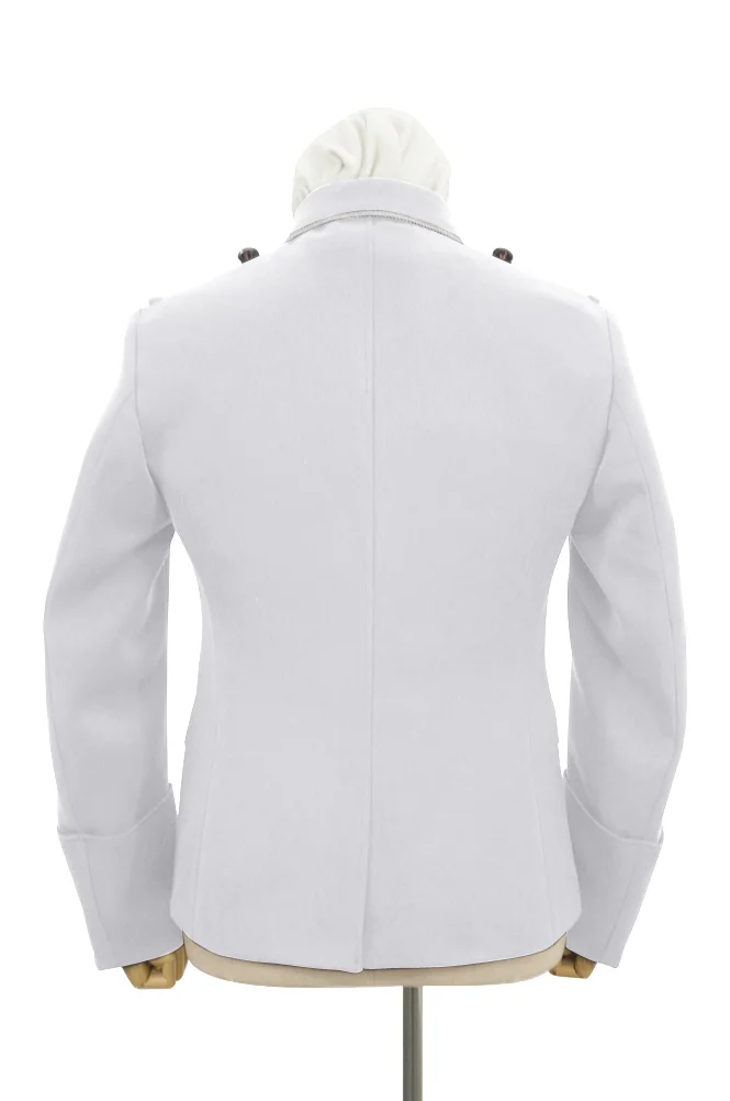   Luftwaffe German M35 General Officer White Gabardine Jacket Dress Tunic Dress Short Cut German-Uniform
