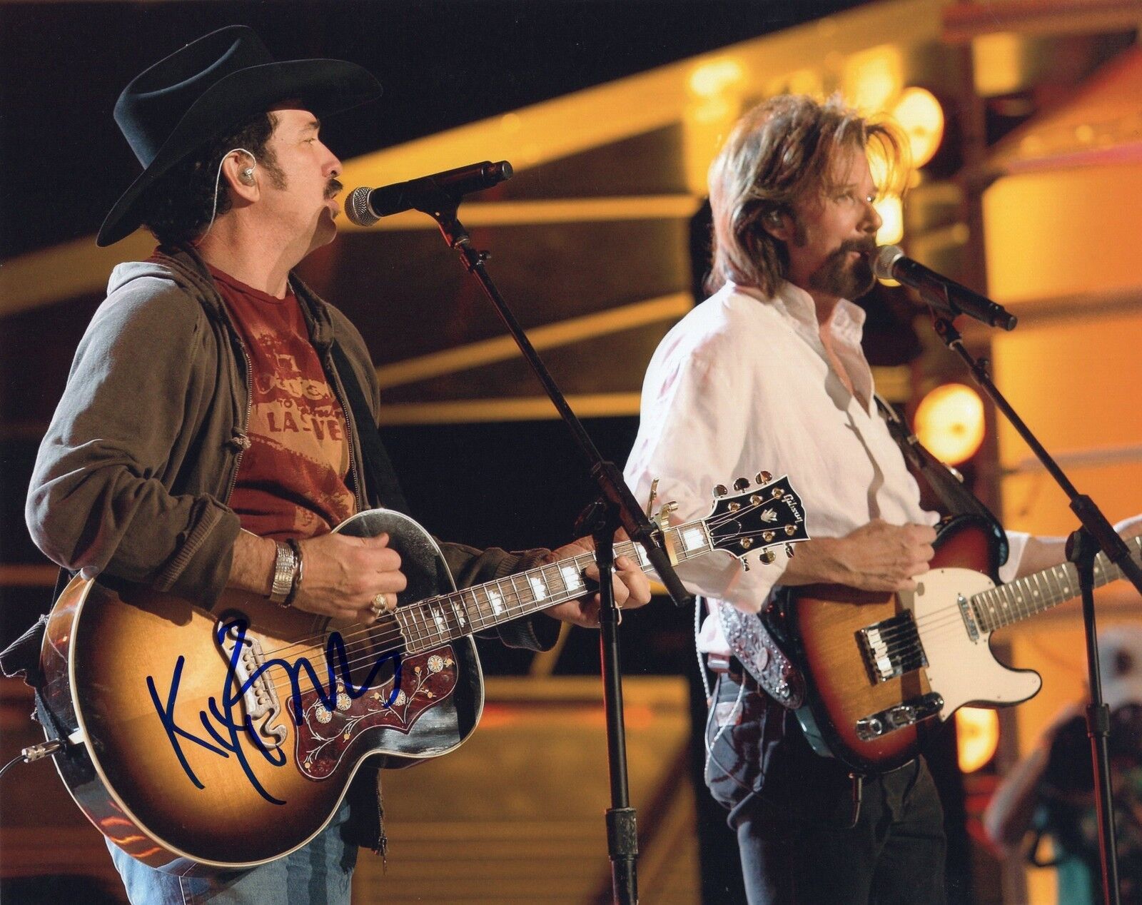 Kix Brooks Signed Brooks and Dunn 8x10 Photo Poster painting w/COA #1