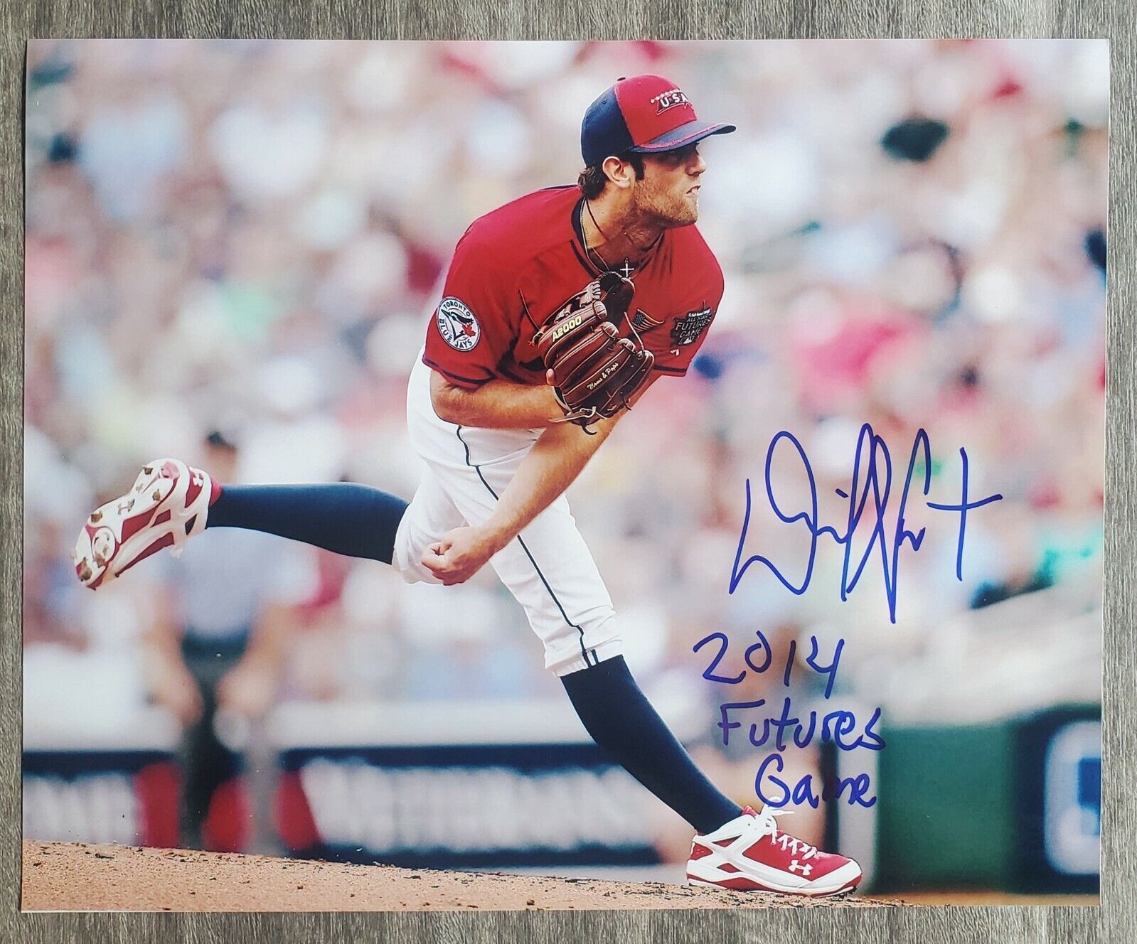 Daniel Norris Signed 8x10 Photo Poster painting Toronto Blue Jays Futures Game MLB RAD