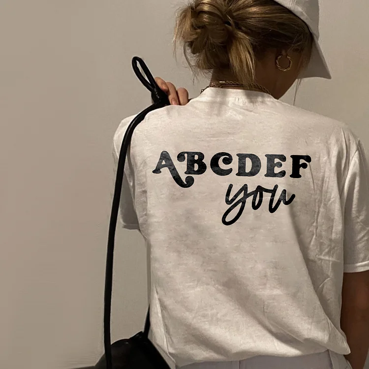 ABCDEF You T-shirt