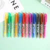 12 Colors Erasable 0.5/0.7mm Gel Pen Set Eraser Temperature Control School Season Student Office Stationery