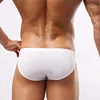 Men's Nylon Solid Contour Pouch Bikini Briefs