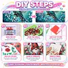 Kit de peinture diamant&eacute;e partielle bricol animal colibri DIY 30x30cm