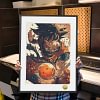 A3 & 4K Size Dominant Son Goku Decorative Painting - Dragon Ball - HuangGua Studio