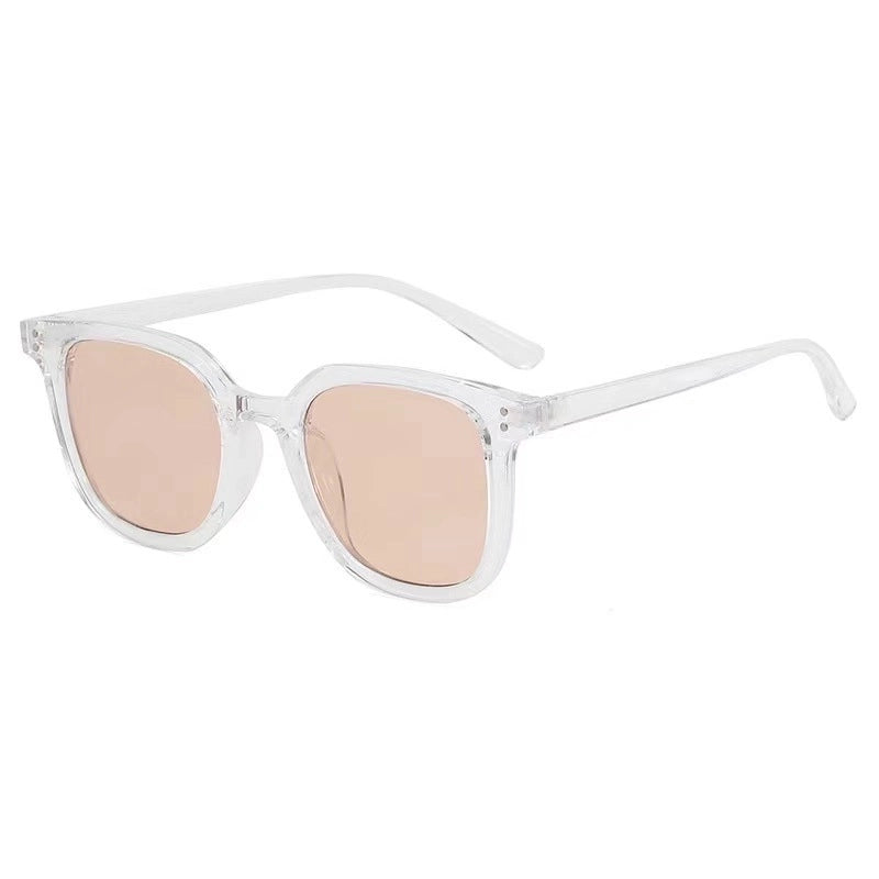 Fashion Solid Color Resin Square Full Frame Women’s Sunglasses