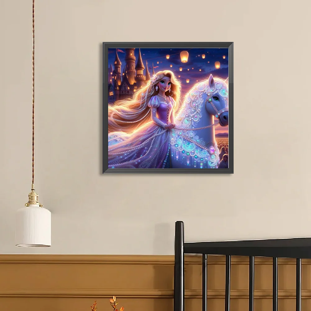 Diamond Painting - Full Round Drill - Princess Rapunzel(Canvas|40*40cm)