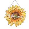 (US Only)Summer Vibe 2D Flat DIY Special Shape Diamond Art Pendant Wall Door Decoration