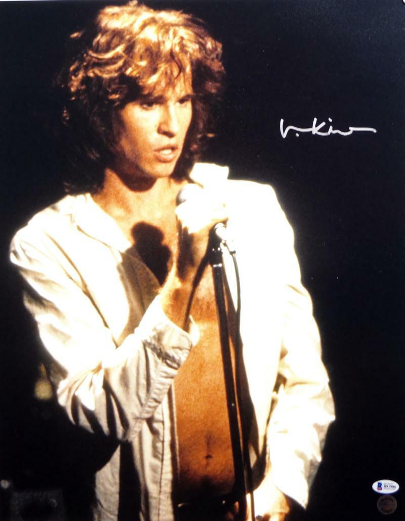 Val Kilmer Autographed The Doors 16x20 Jim Morrison Photo Poster painting - Beckett Auth