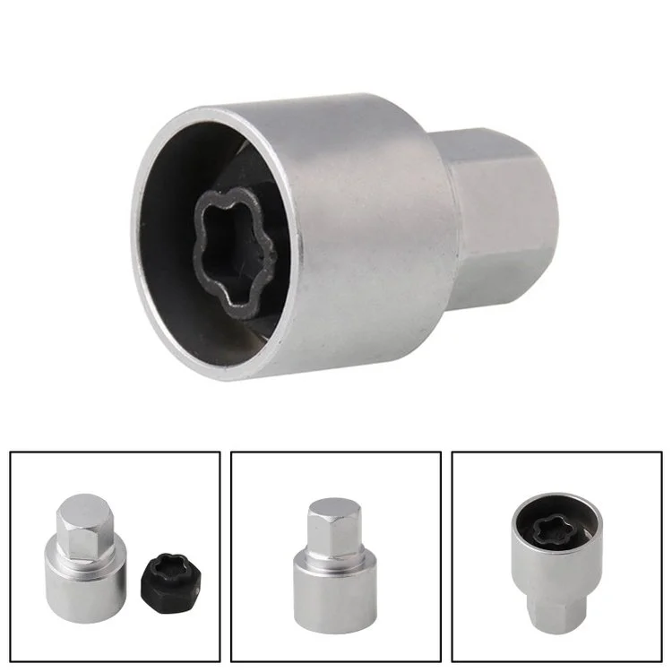 Garlaven Removal Key Socket Fit for   Tire Wheel Lock Anti-Theft Screw Lug Nut Bolt #41 Generic