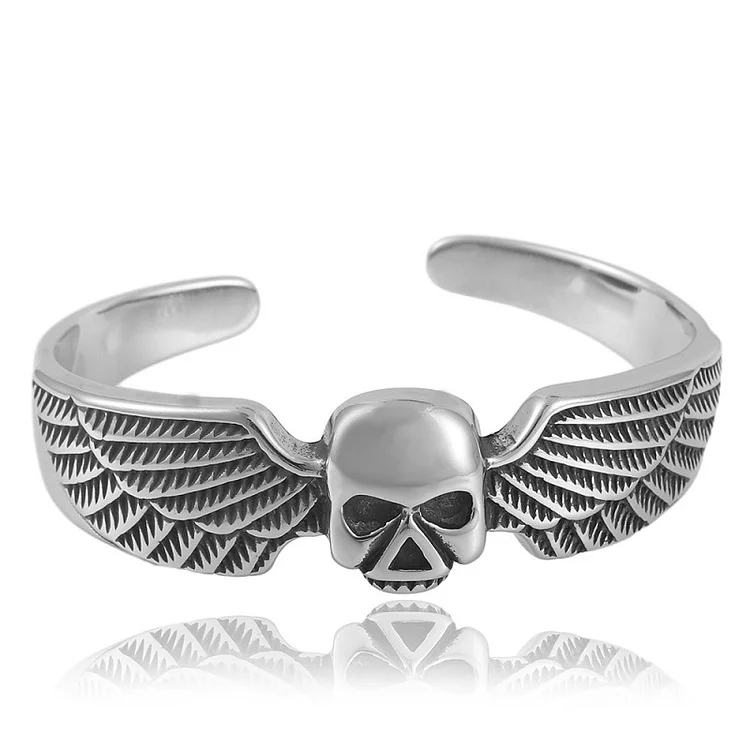 Wing Skull Bracelet