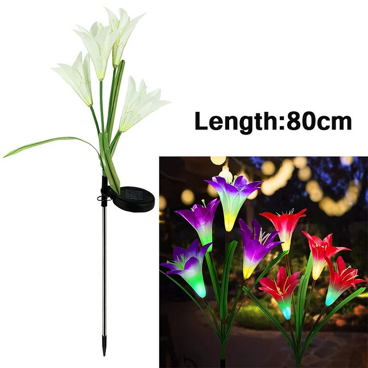 Handcrafted Solar Lily Garden Lights | 168DEAL