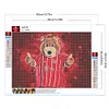 >SALE<5D DIY Full Round Drill Diamond Painting Bayern Mascot Bernie Bear Decor 40x30cm