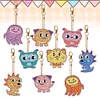 >SALE<9pcs Diamond Art Keychain Special-shaped Drill 5D DIY Bag Pandant (PT10)