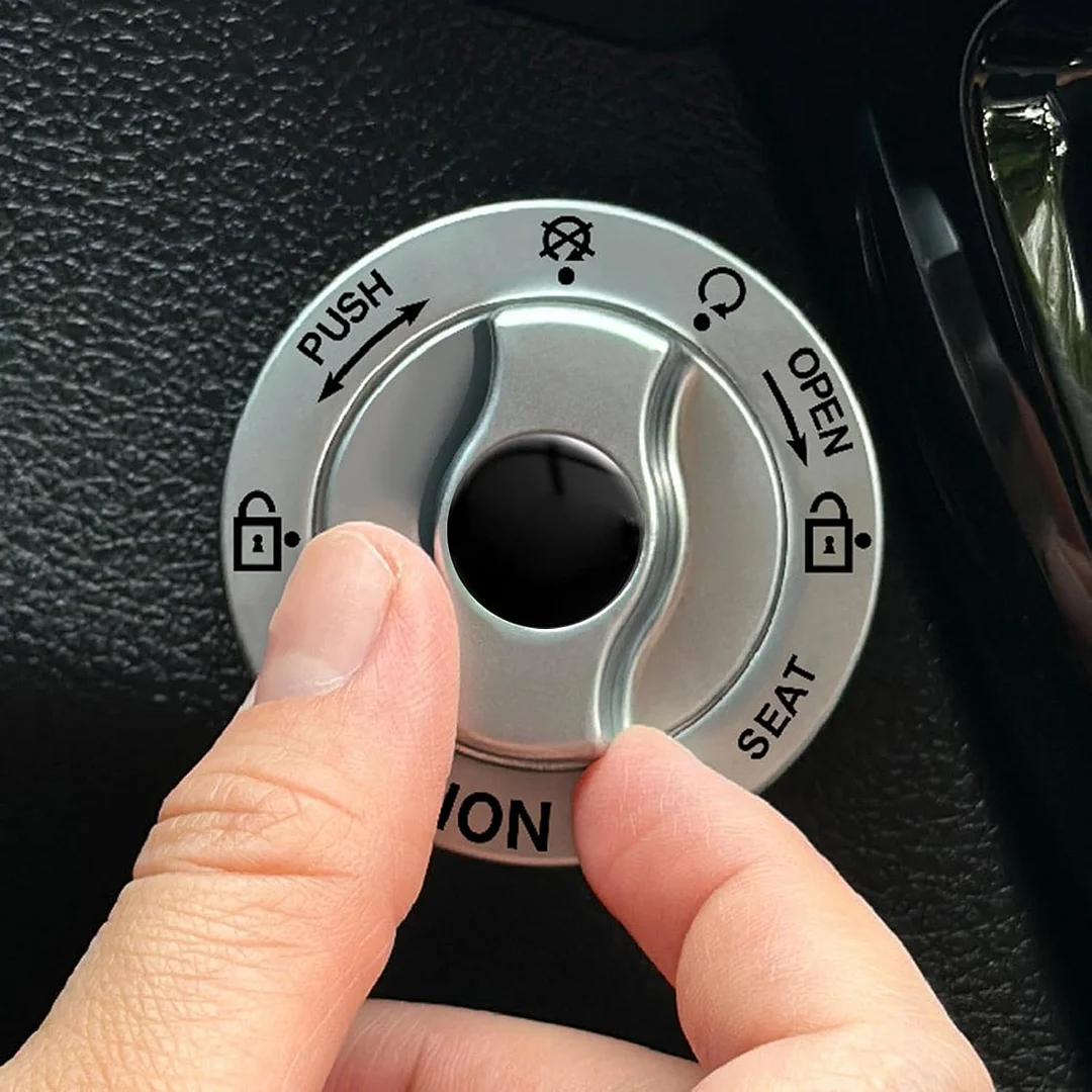 Push Button Start Cover - Metal Car Engine Start Stop Button Cover