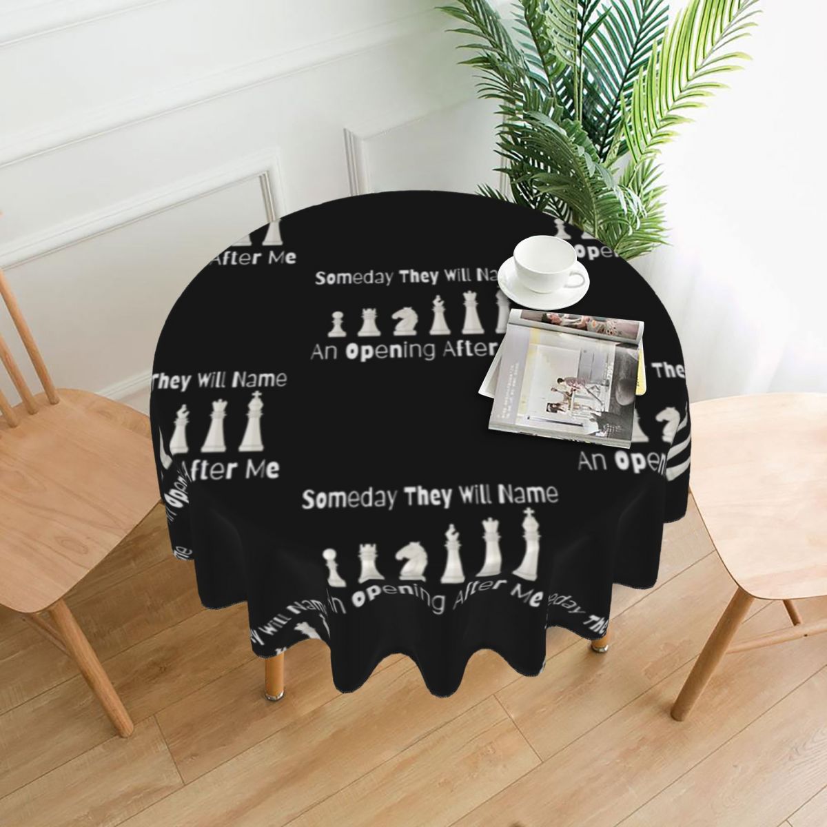 

Chess - Round Tablecloth, 150cm, 501 Original
