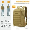 12L/ 15L/ 20L/ 30L Mini Rucksack Taktisch Wanderrucksack Molle Schultasche Wasserabweisend Daypack Milit&auml;risch Schulrucksack Studenttasche Unitasche Sporttasche Laptoptasche f&uuml;r Outdoor Sport