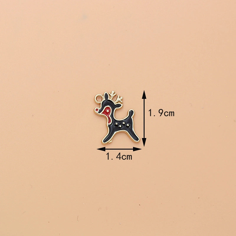 10 PCS/Package 20 * 27mm Alloy Deer Elk Pendant Jewelry Accessories