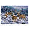 Elk-14CT Stamped Cross Stitch Kit(53*38cm)