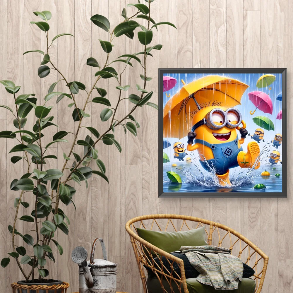 Diamond Painting - Full Round Drill - Minions(Canvas|40*40cm)