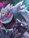 Gengar Family Decorative Painting - Pokemon - Xingkong Studio