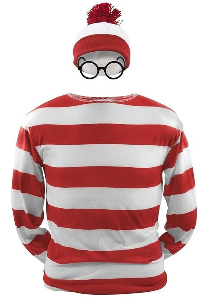 Wheres Waldo Waldo Waldo Friends T Shirt Cosplay Costume