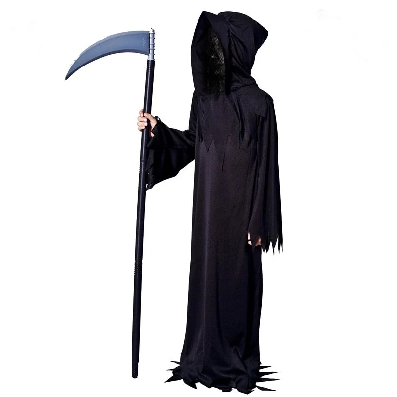 Boys Scary Grim Reaper Halloween Costume Clothes